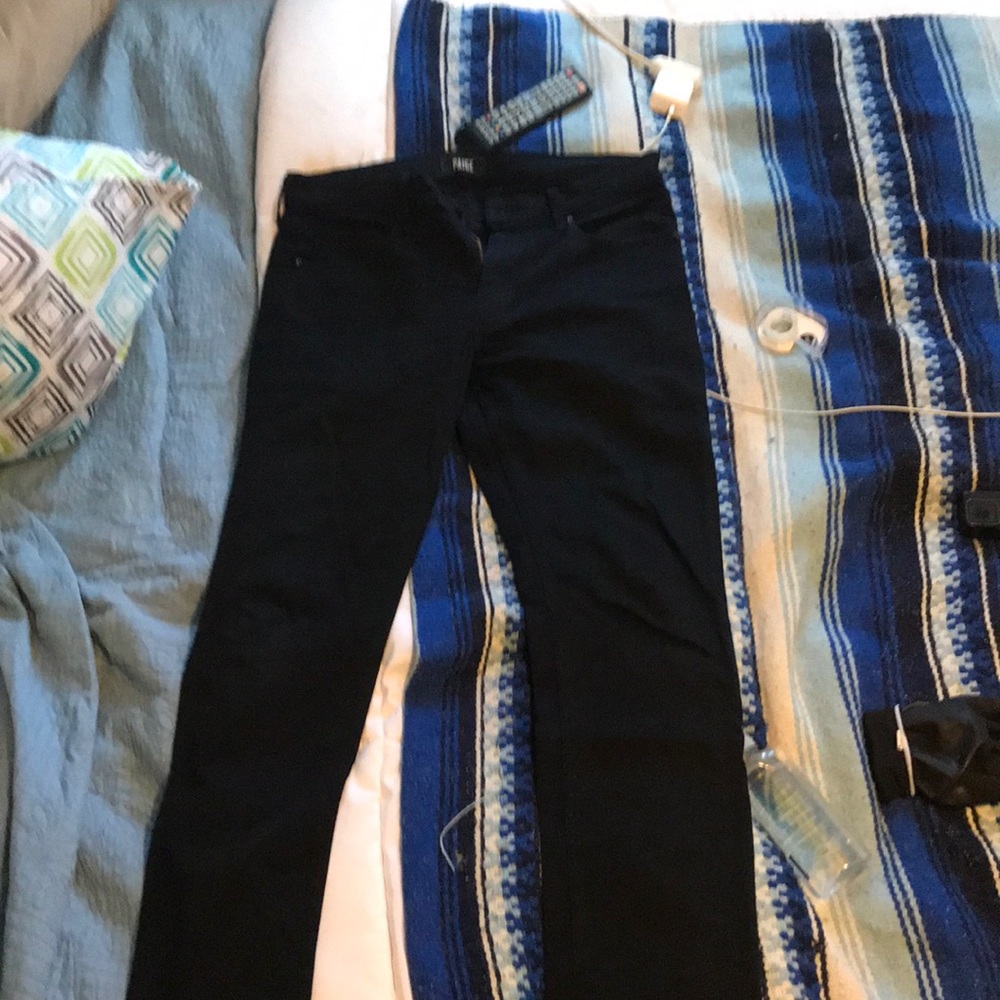 PAIGE MENS 32” BLACK JEANS (NEW)